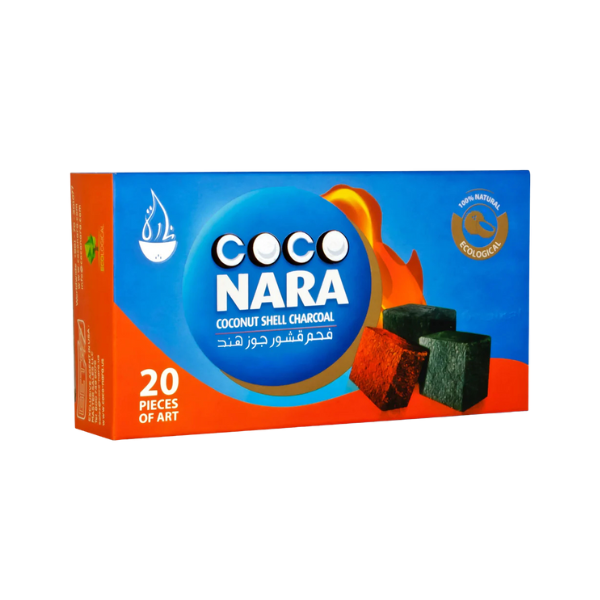 Coco Nara Coconut Shell Charcoal / 20 Flat Pieces